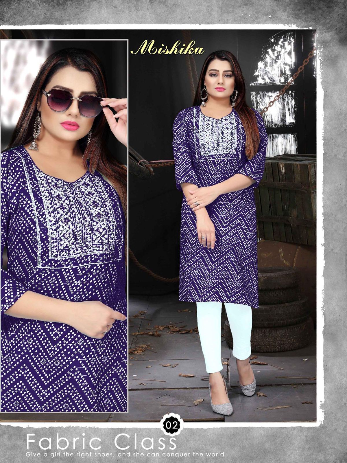 Aagya Mishika 3 Fancy Wear Wholesale Kurti Collection